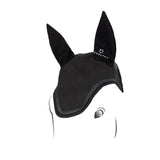Equestro Fly Veil In Stretch Technical Fabric With Logo #colour_black
