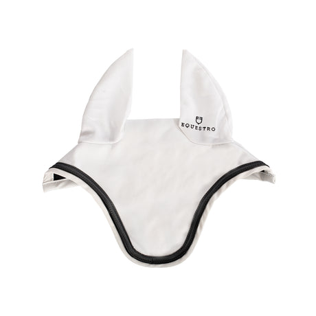 Equestro Fly Veil In Stretch Technical Fabric With Logo #colour_white