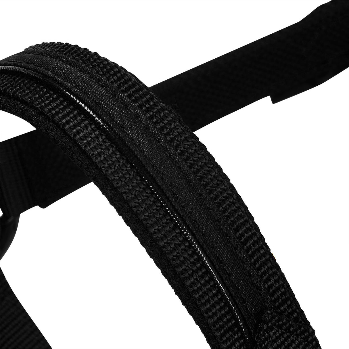 Equestro Durable Fleece Halter #colour_black