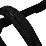 Equestro Durable Fleece Halter #colour_black