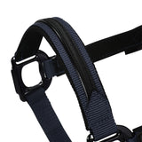 Equestro Durable Fleece Halter #colour_blue
