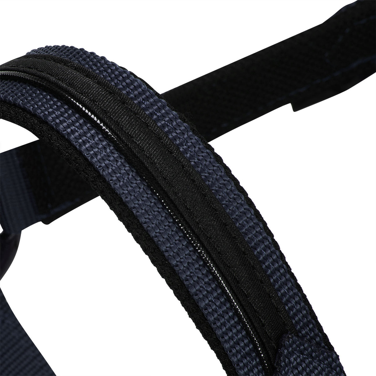 Equestro Durable Fleece Halter #colour_blue