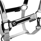 Equestro Durable Fleece Halter #colour_white