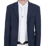 Equestro Competition Tie With Embroidered Logo