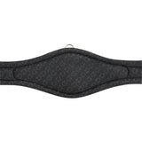 Equestro Jumping Girth Shaped Leather #colour_black