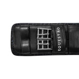 Equestro Shaped Dressage Girth #colour_black