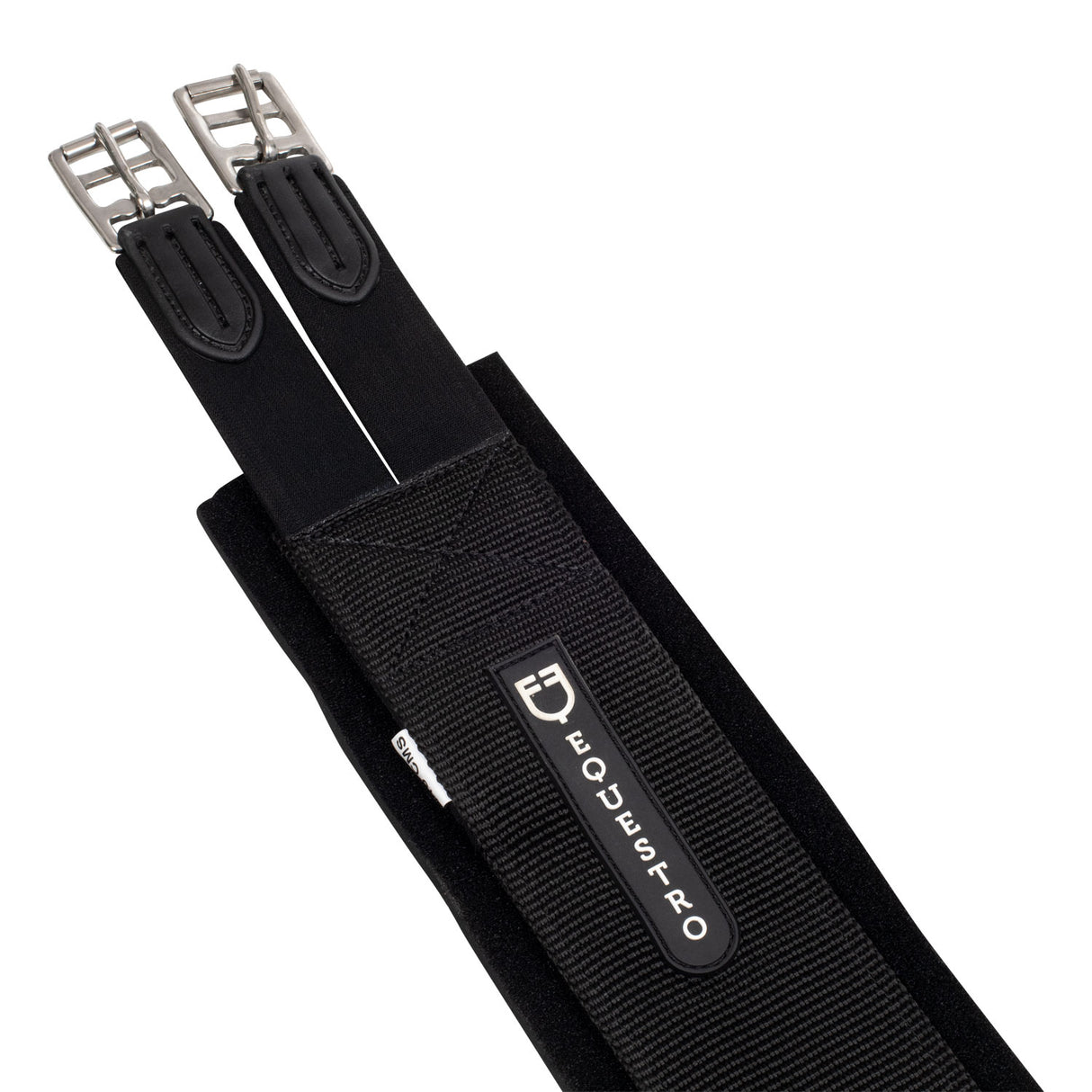 Equestro Neoprene Soft Touch  Jumping Girth #colour_black