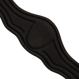 Equestro Jumping Girth Contoured Leather #colour_brown