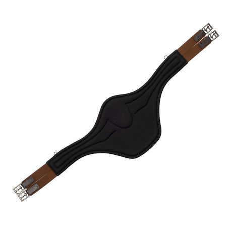 Equestro Jumping Stud Guard Girth #colour_brown