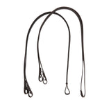 Equestro Dressage Leather Double Reins