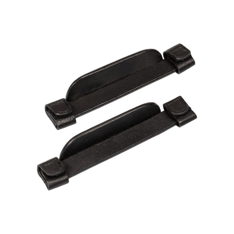 Equestro Leather Blinkers #colour_black