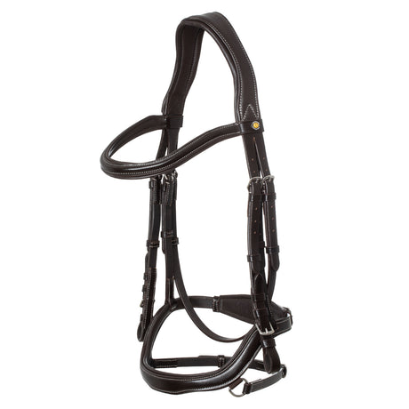 Equestro Anatomical Bridle Contrast Stitching