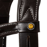 Equestro Anatomical Bridle Contrast Stitching