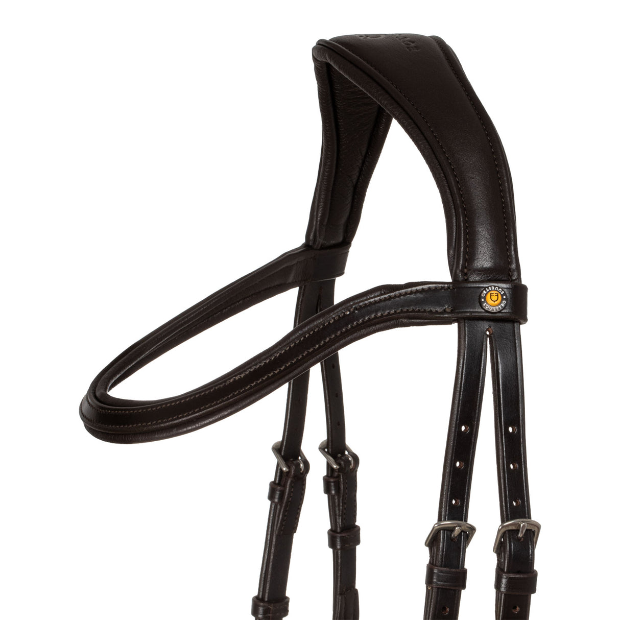 Equestro Collegiate Comfitec Anatomic Leather Bridle