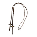 Leather Reins with Webbing Strap