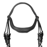 Soft leather stitched bridle
