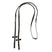 Leather solid grip reins with stoppers