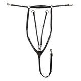 Equestro Removable Martingale Leather Pectoral