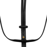 Equestro Martingale Necklace In Leather #colour_black