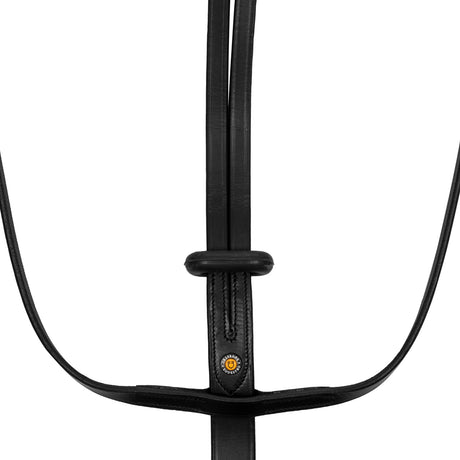 Equestro Martingale Necklace In Leather #colour_black