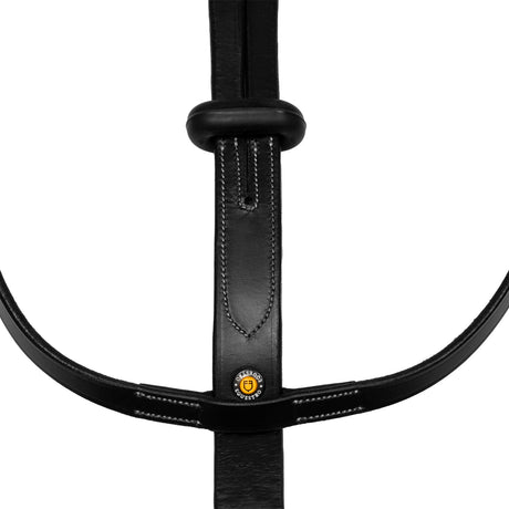 Equestro Collier Martingale With Silver Stitching