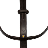 Equestro Collier Martingale With Silver Stitching