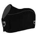 Equestro Fleece Rug With Flap Front Closure #colour_black