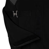 Equestro Fleece Rug With Flap Front Closure #colour_black