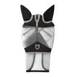 Equestro Full Face Fly Mask With Logo #colour_grey