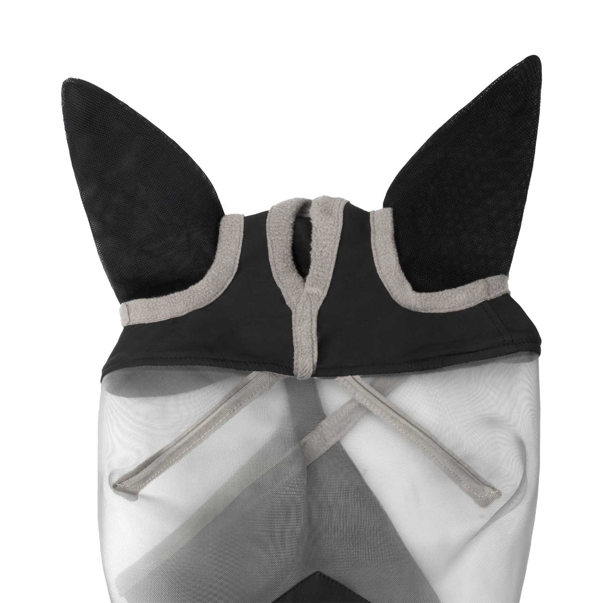 Equestro Full Face Fly Mask With Logo #colour_grey