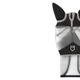 Equestro Full Face Fly Mask With Logo #colour_grey