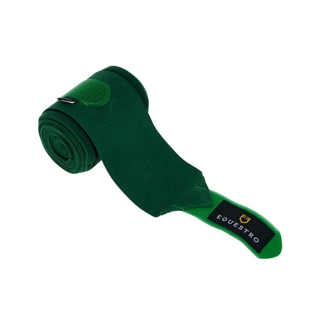 Breathable fleece bandages with elastic