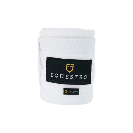 Breathable fleece bandages with elastic
