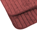 Equestro Terry Cloth Underpads (4Pcs) #colour_burgundy