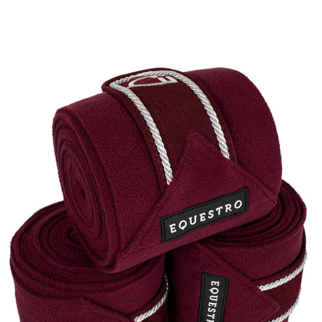 Equestro Fleece Pony Bandages With Embroidered Logo