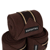 Equestro Fleece Pony Bandages With Embroidered Logo