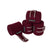Equestro Breathable Fleece Bandages #colour_burgundy
