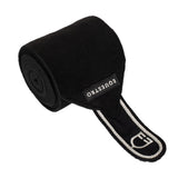 Equestro Breathable Fleece Bandages #colour_black