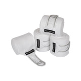 Equestro Breathable Fleece Bandages #colour_white