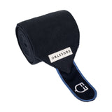 Fleece bandages with hook-and-loop fastening
