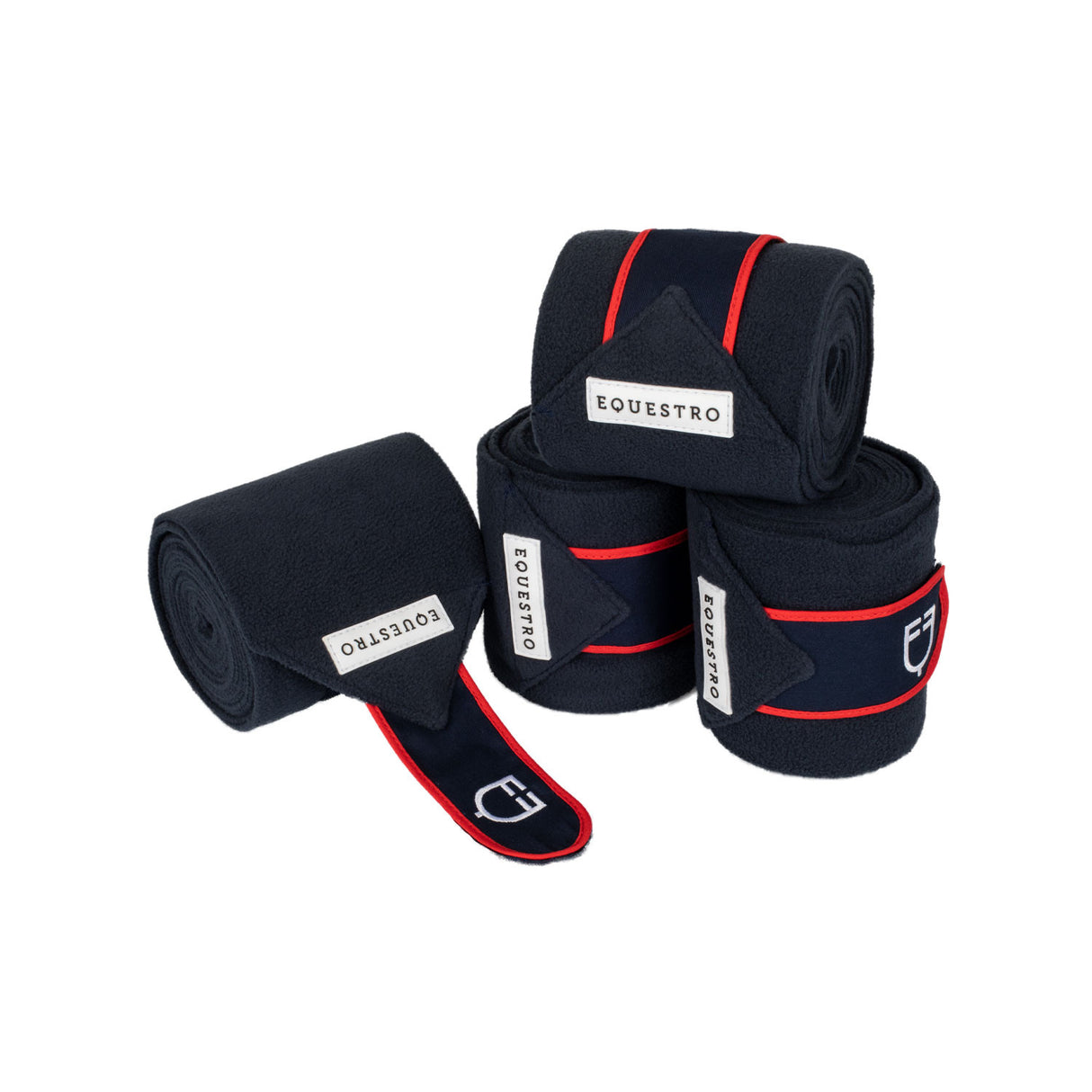 Fleece bandages with hook-and-loop fastening