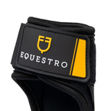 Equestro Neoprene Fetlock Boots Velcro Closure #colour_black