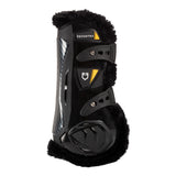 Equestro Spider Man Anatomical Tendon Boots With Synthetic Sheepskin #colour_black
