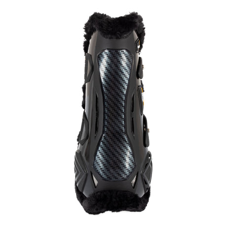 Equestro Spider Man Anatomical Tendon Boots With Synthetic Sheepskin #colour_black