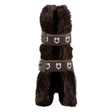 Equestro Spider Man Anatomical Tendon Boots With Synthetic Sheepskin #colour_brown