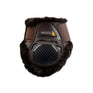 Equestro Spider Man Fetlock Boots With Synthetic Sheepskin #colour_brown
