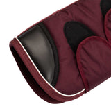 Equestro Travelling Boots Set And Tail Guard With Rubber Patch #colour_burgundy