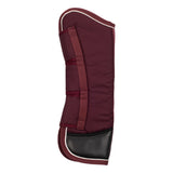 Equestro Travelling Boots Set And Tail Guard With Rubber Patch #colour_burgundy
