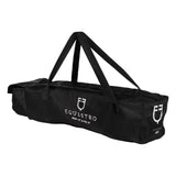 Equestro Travelling Boots Set And Tail Guard With Rubber Patch #colour_black