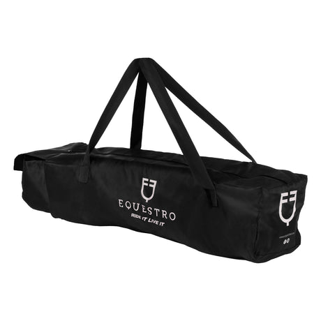 Equestro Travelling Boots Set And Tail Guard With Rubber Patch #colour_black